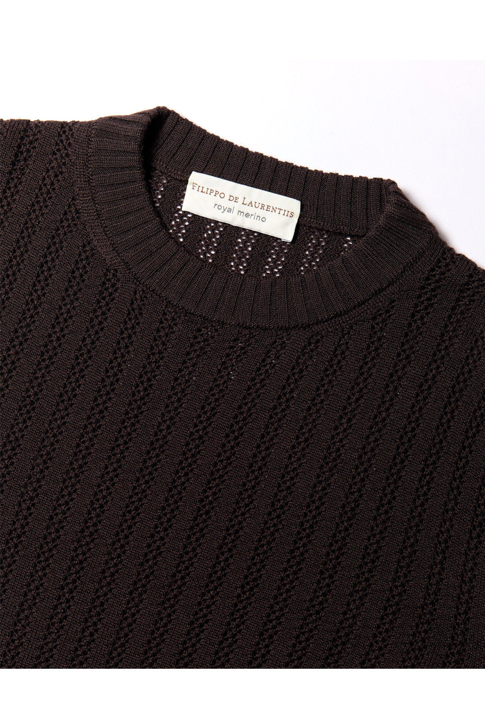 FILIPPO DE LAURENTIIS Maglia in lana traforata
