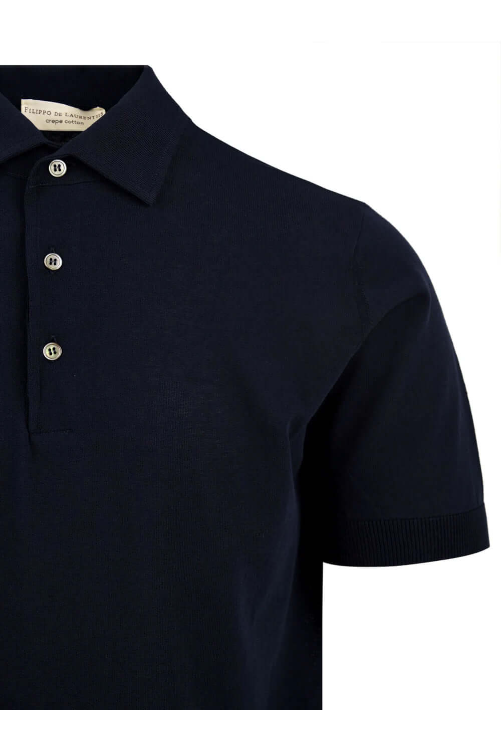 FILIPPO DE LAURENTIIS Polo in crepe di cotone Uncategorized FILIPPO DE LAURENTIIS