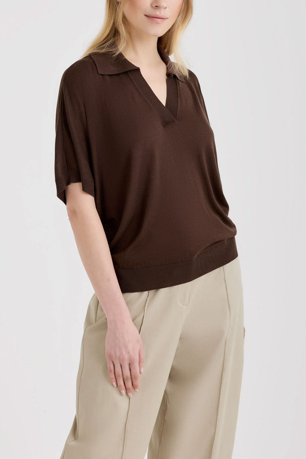 FILIPPO DE LAURENTIIS Polo Skipper in seta