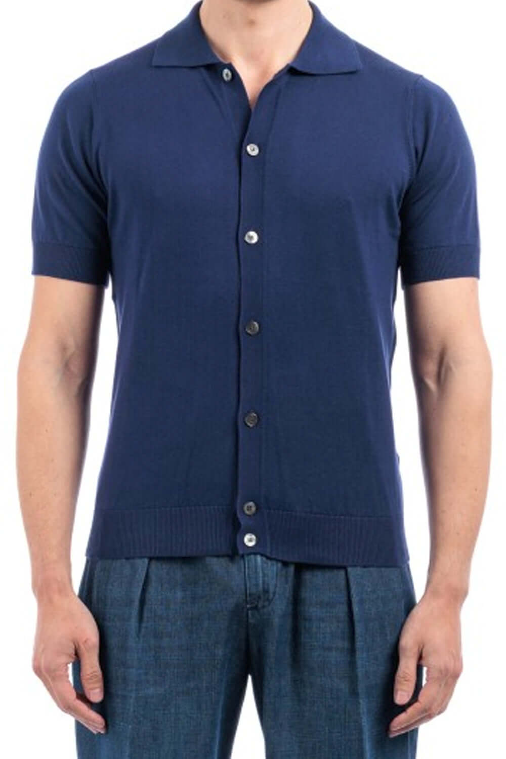 FILIPPO DE LAURENTIIS Polo camicia in cotone Uncategorized FILIPPO DE LAURENTIIS
