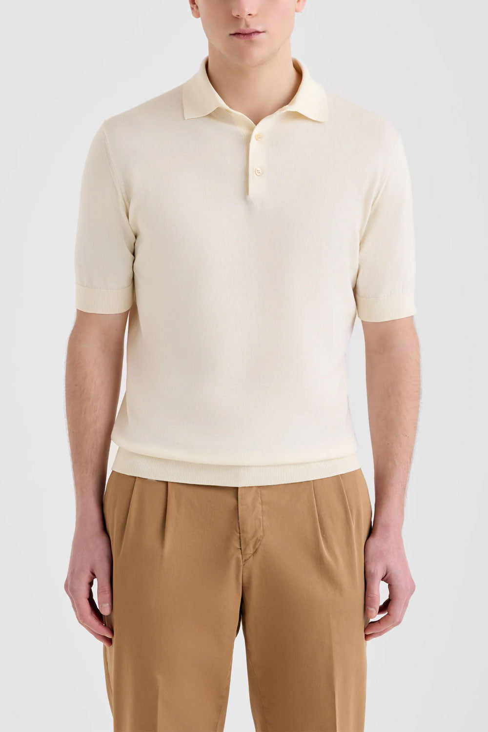 FILIPPO DE LAURENTIIS Polo in maglia di cotone sublime