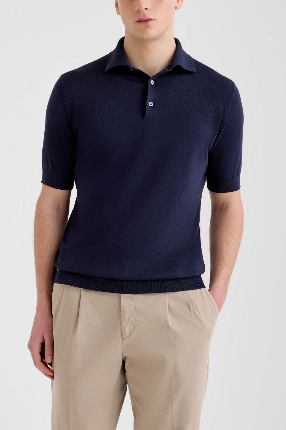 FILIPPO DE LAURENTIIS Polo in maglia di cotone sublime