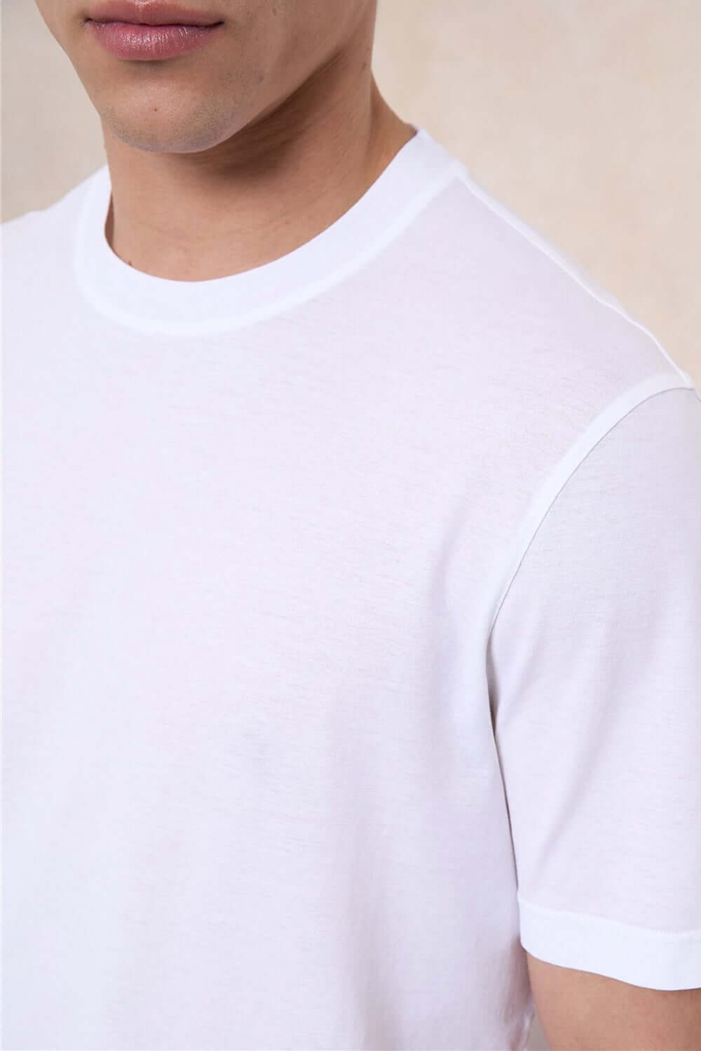 FILIPPO DE LAURENTIIS T-shirt in cotone crepe