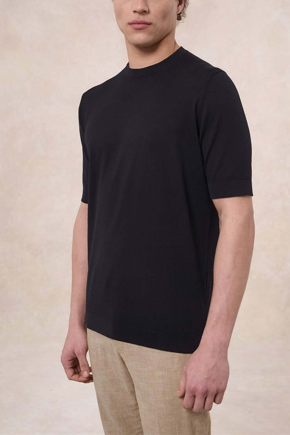 FILIPPO DE LAURENTIIS T-shirt in cotone crepe Uncategorized FILIPPO DE LAURENTIIS