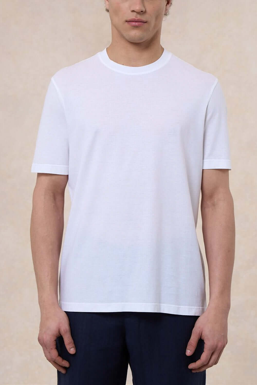 FILIPPO DE LAURENTIIS T-shirt in cotone crepe Uncategorized FILIPPO DE LAURENTIIS