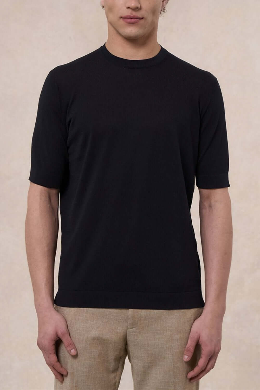 FILIPPO DE LAURENTIIS T-shirt in cotone crepe Uncategorized FILIPPO DE LAURENTIIS