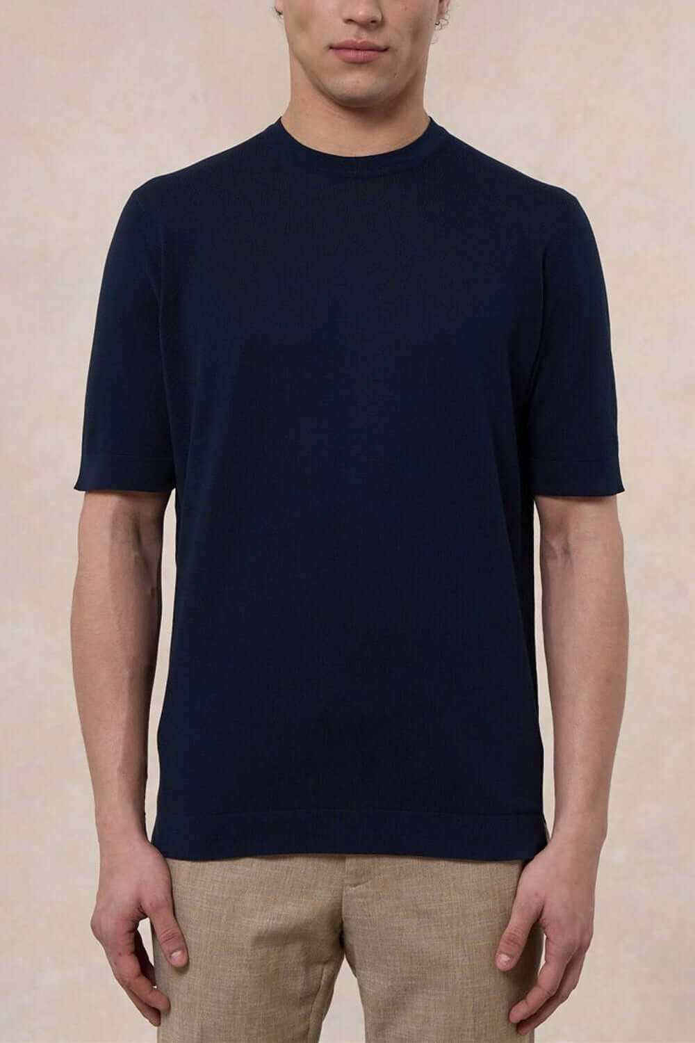 FILIPPO DE LAURENTIIS T-shirt in cotone crepe Uncategorized FILIPPO DE LAURENTIIS