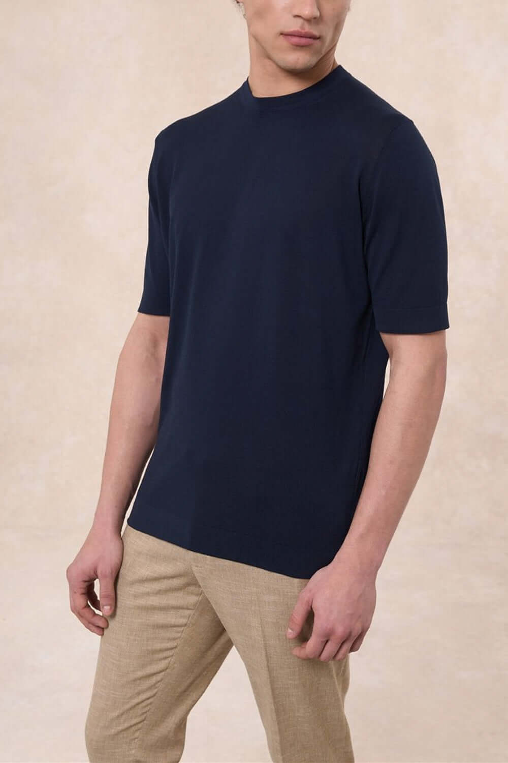 FILIPPO DE LAURENTIIS T-shirt in cotone crepe Uncategorized FILIPPO DE LAURENTIIS