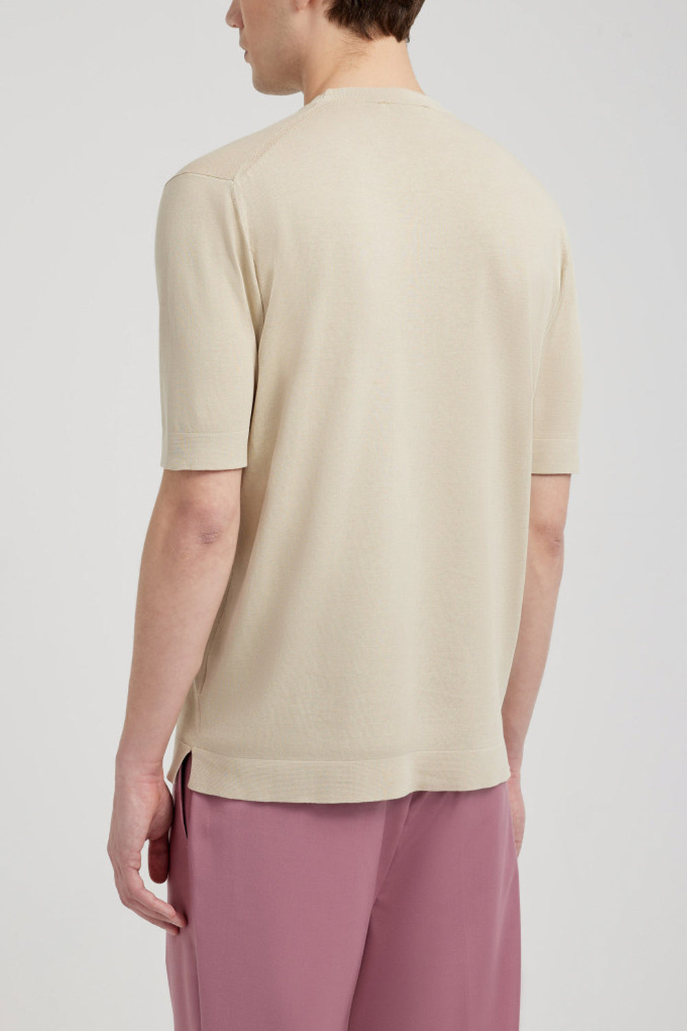FILIPPO DE LAURENTIIS T-shirt in crepe di cotone FILIPPO DE LAURENTIIS