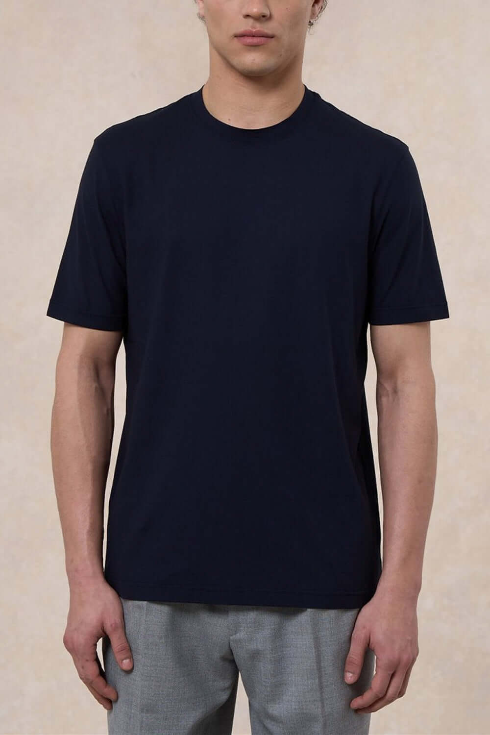 FILIPPO DE LAURENTIIS T-shirt in crepe di cotone Uncategorized FILIPPO DE LAURENTIIS
