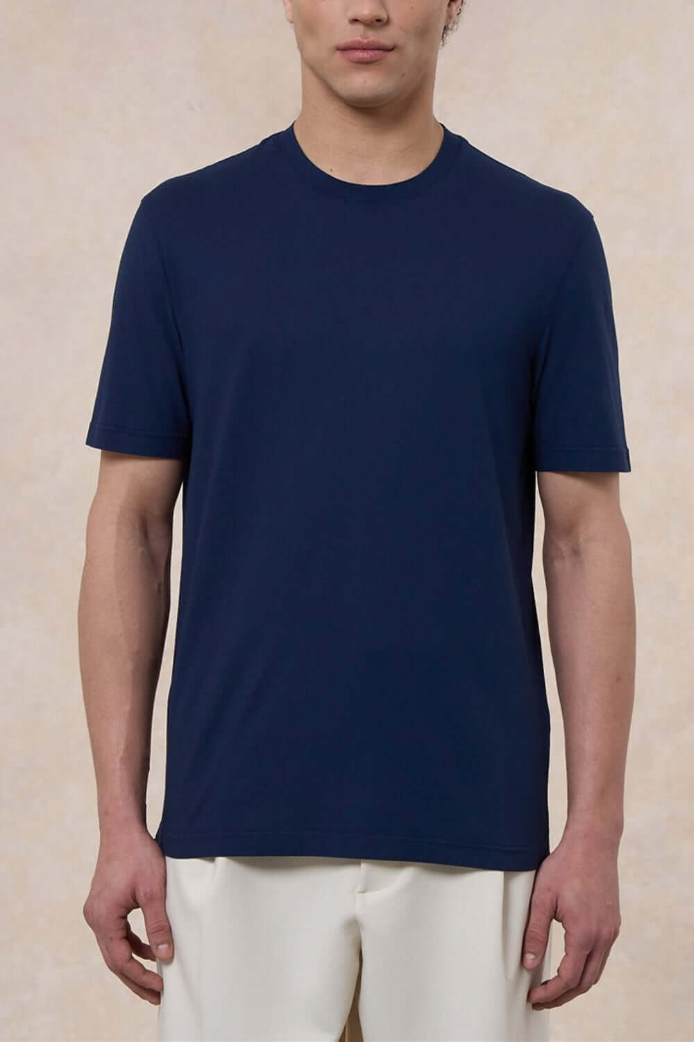 FILIPPO DE LAURENTIIS T-shirt in crpee di cotone Uncategorized FILIPPO DE LAURENTIIS