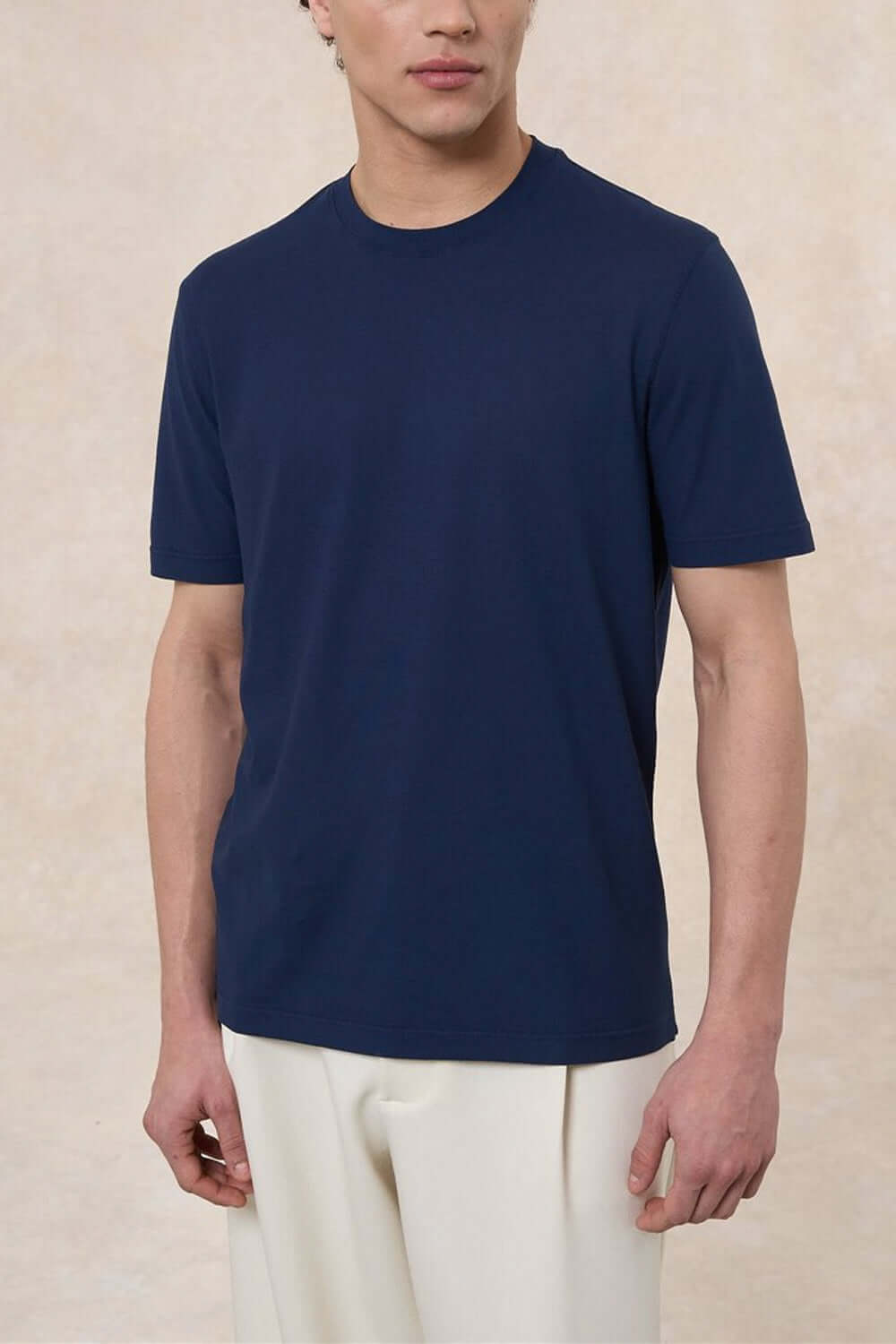 FILIPPO DE LAURENTIIS T-shirt in crpee di cotone Uncategorized FILIPPO DE LAURENTIIS