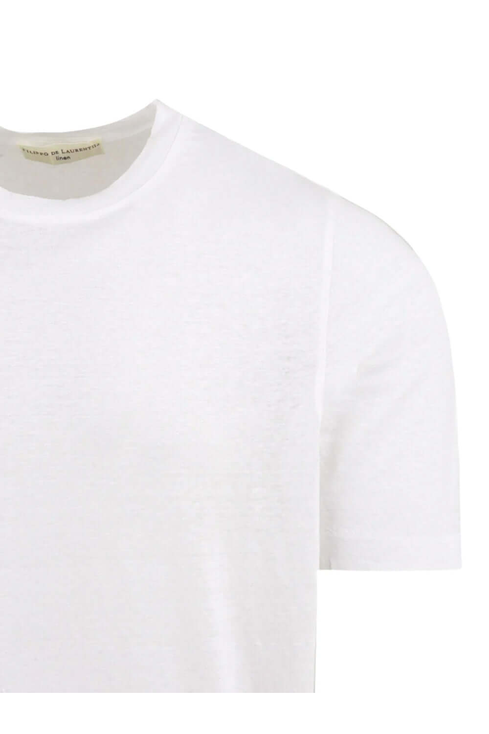 FILIPPO DE LAURENTIIS T-shirt girocollo in lino