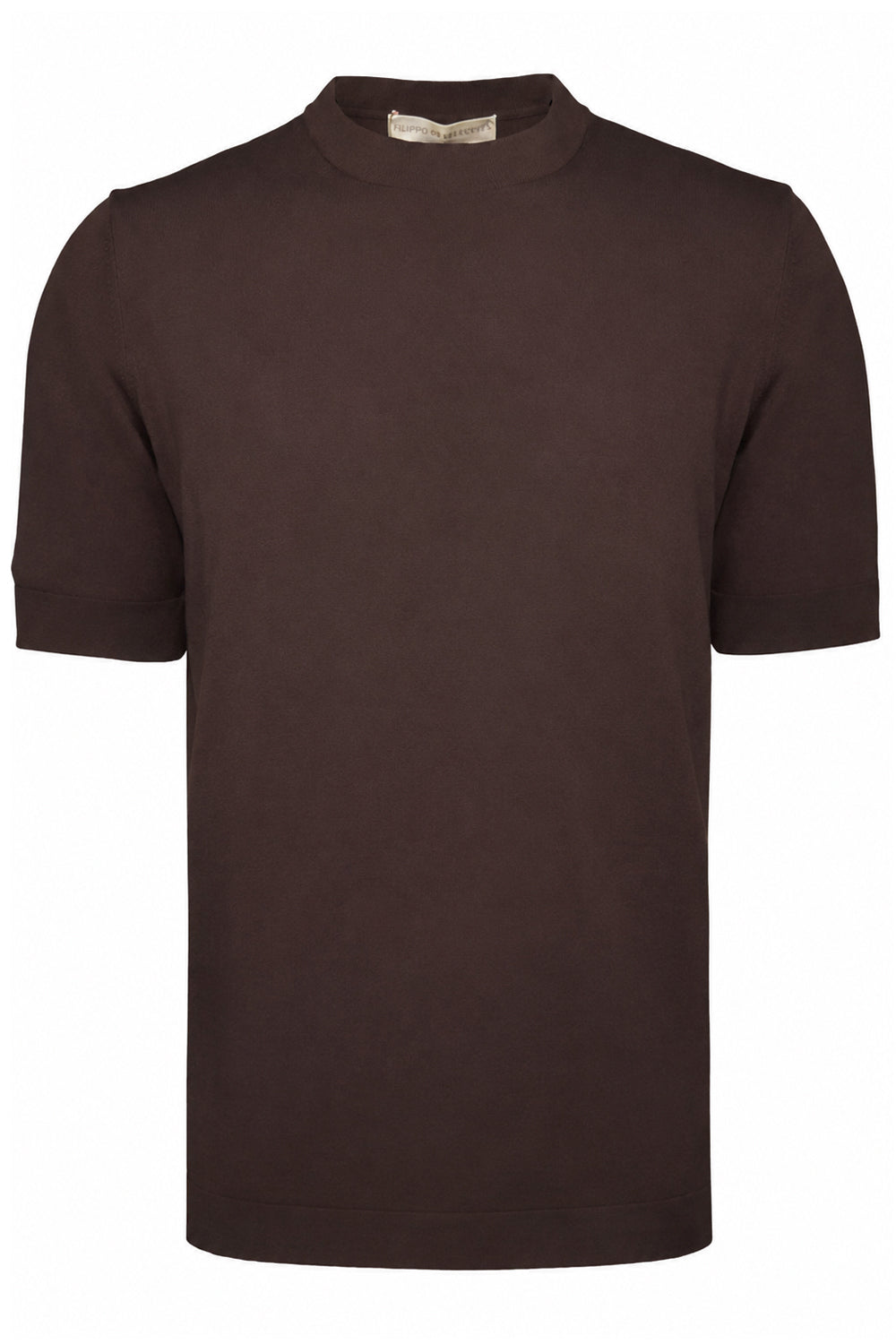 FILIPPO DE LAURENTIIS Tshirt in cotone punto riso