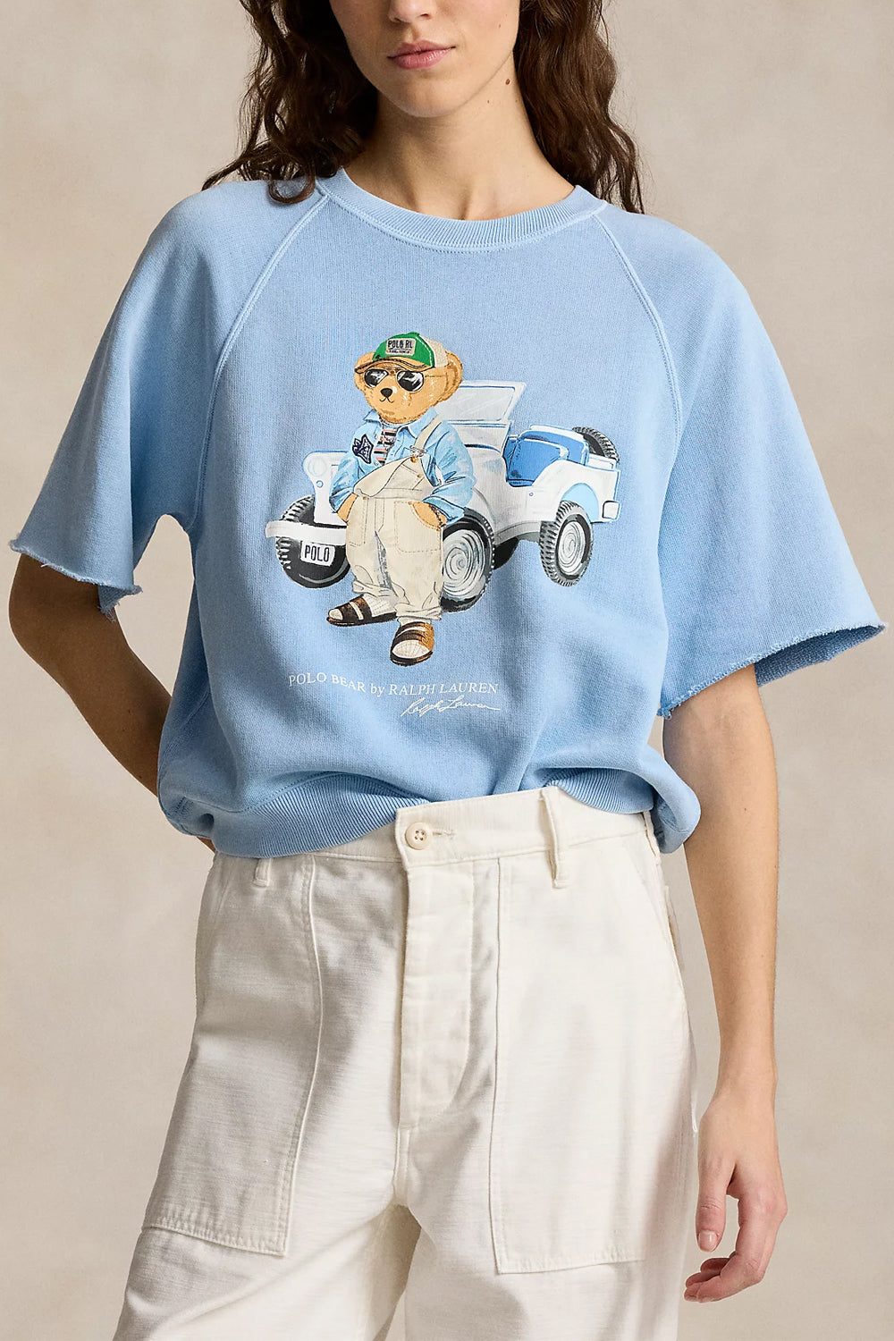 POLO RALPH LAUREN Felpa Polo Bear mezza manica
