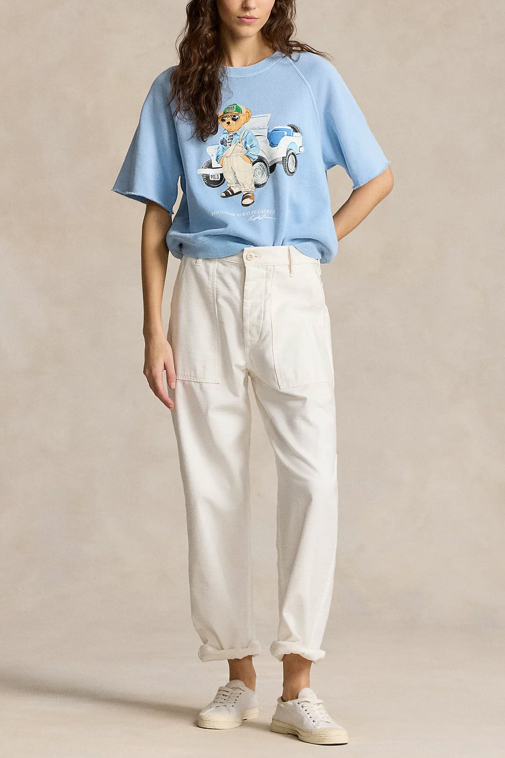POLO RALPH LAUREN Felpa Polo Bear mezza manica