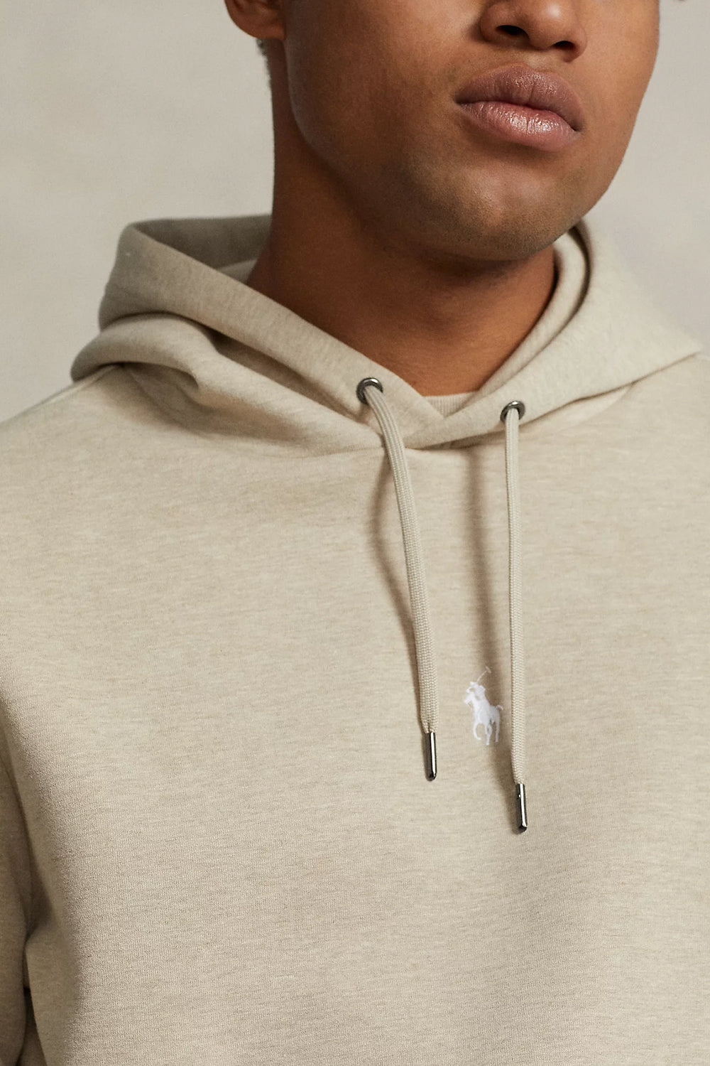 POLO RALPH LAUREN Felpa con cappuccio a maglia doppia