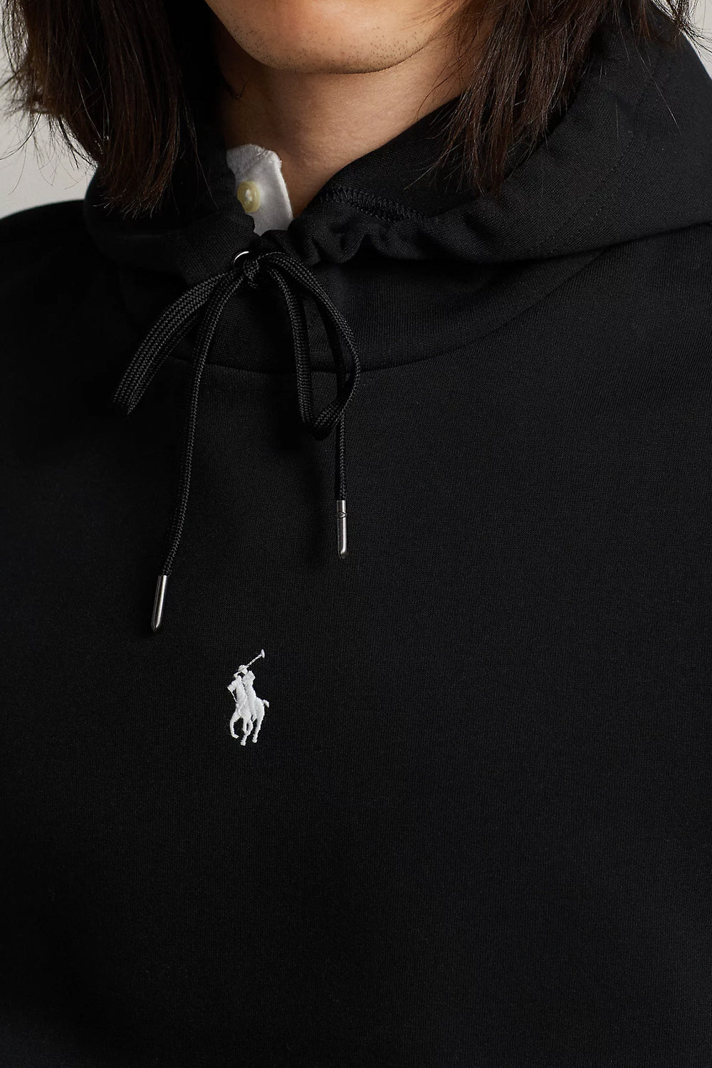 POLO RALPH LAUREN Felpa con cappuccio a maglia doppia