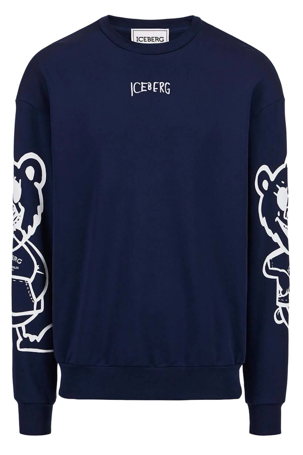 ICEBERG Felpa stampa bear e ricamo logo Uncategorized ICEBERG