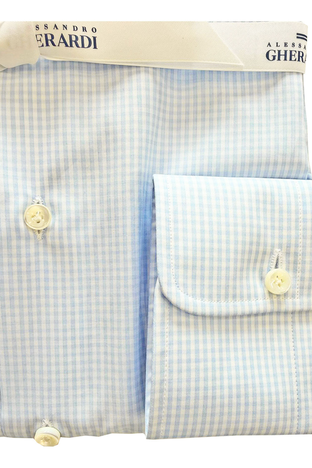 GHERARDI Camicia in cotone a quadretti