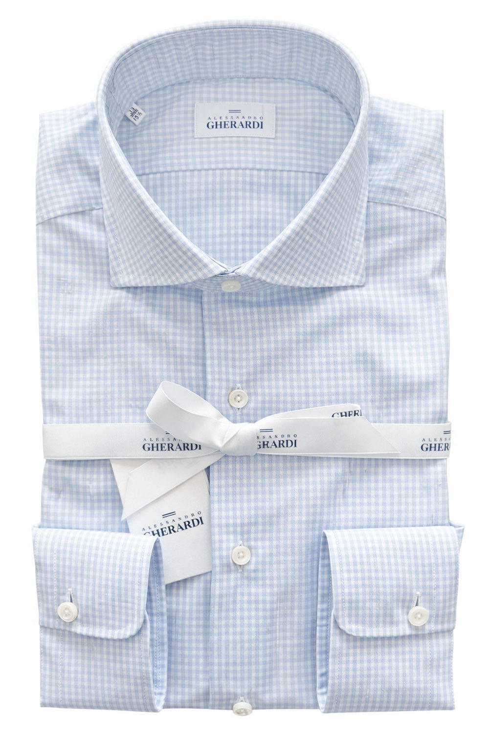 GHERARDI Camicia in cotone a quadretti