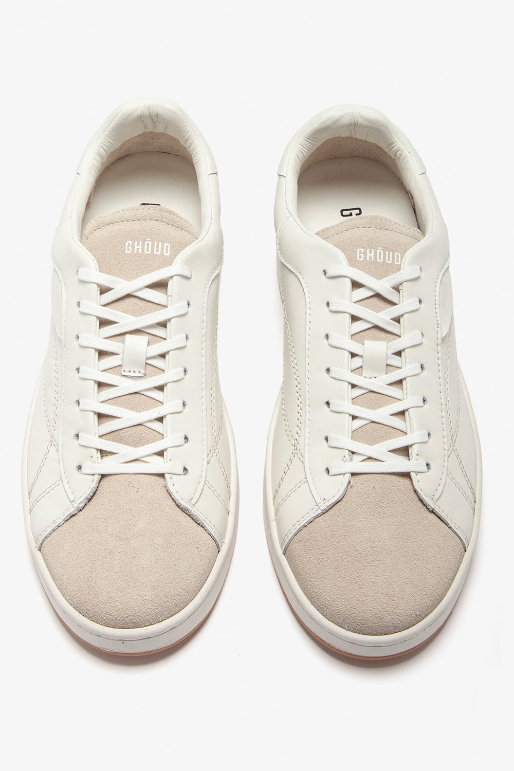 GHOUD Sneakers Echo Bianco e Beige
