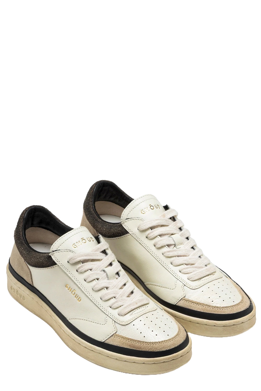 GHOUD Sneakers Pads Crack Marshmallow Nero