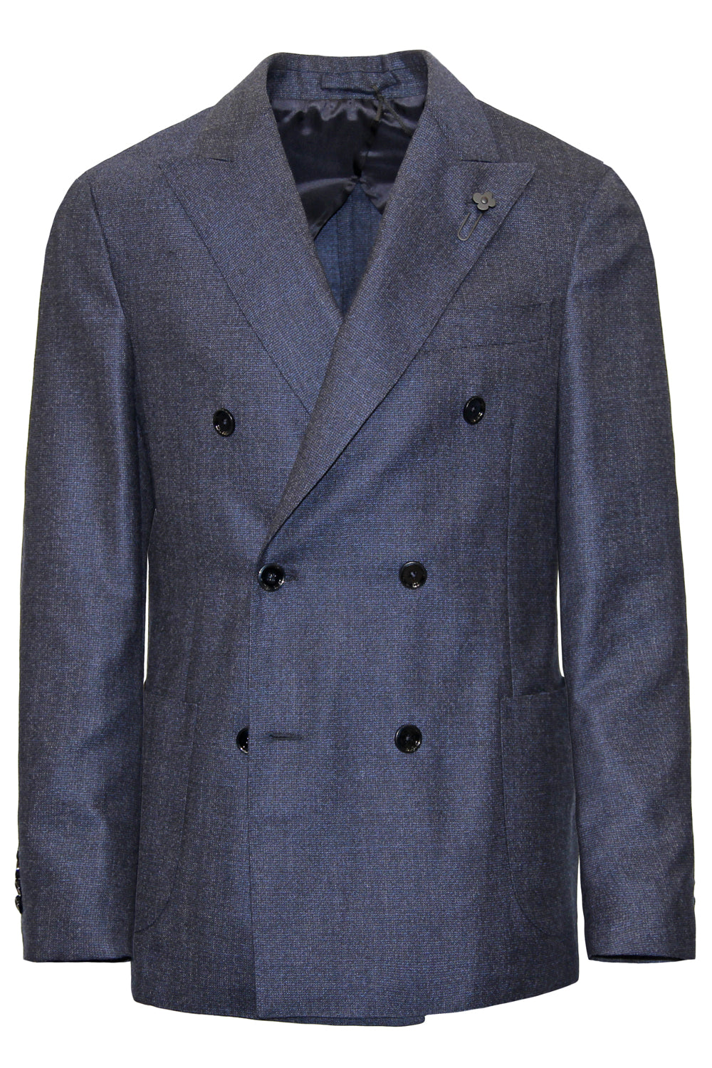 LARDINI Giacca doppiopetto in lana Coats & Jackets LARDINI