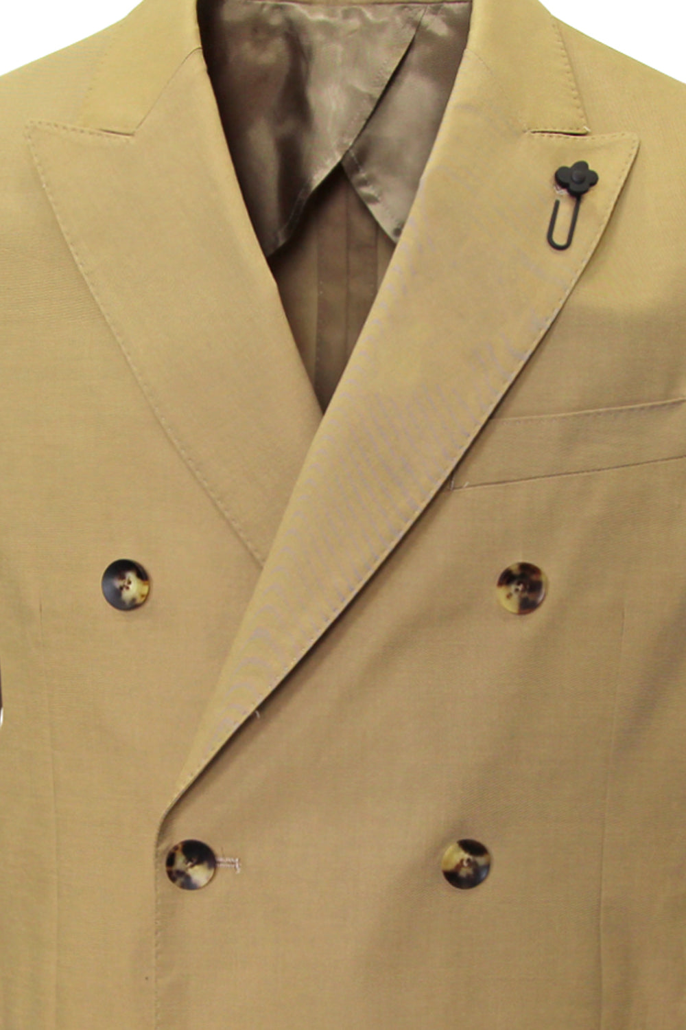 LARDINI Giacca doppiopetto in cotone LARDINI