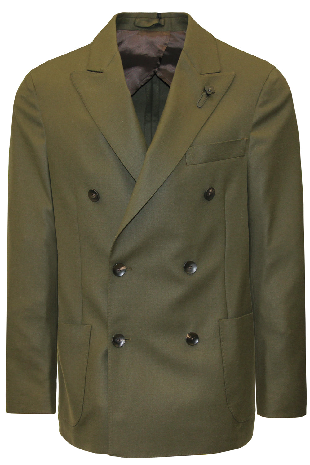 LARDINI Giacca in lana doppiopetto Uncategorized LARDINI