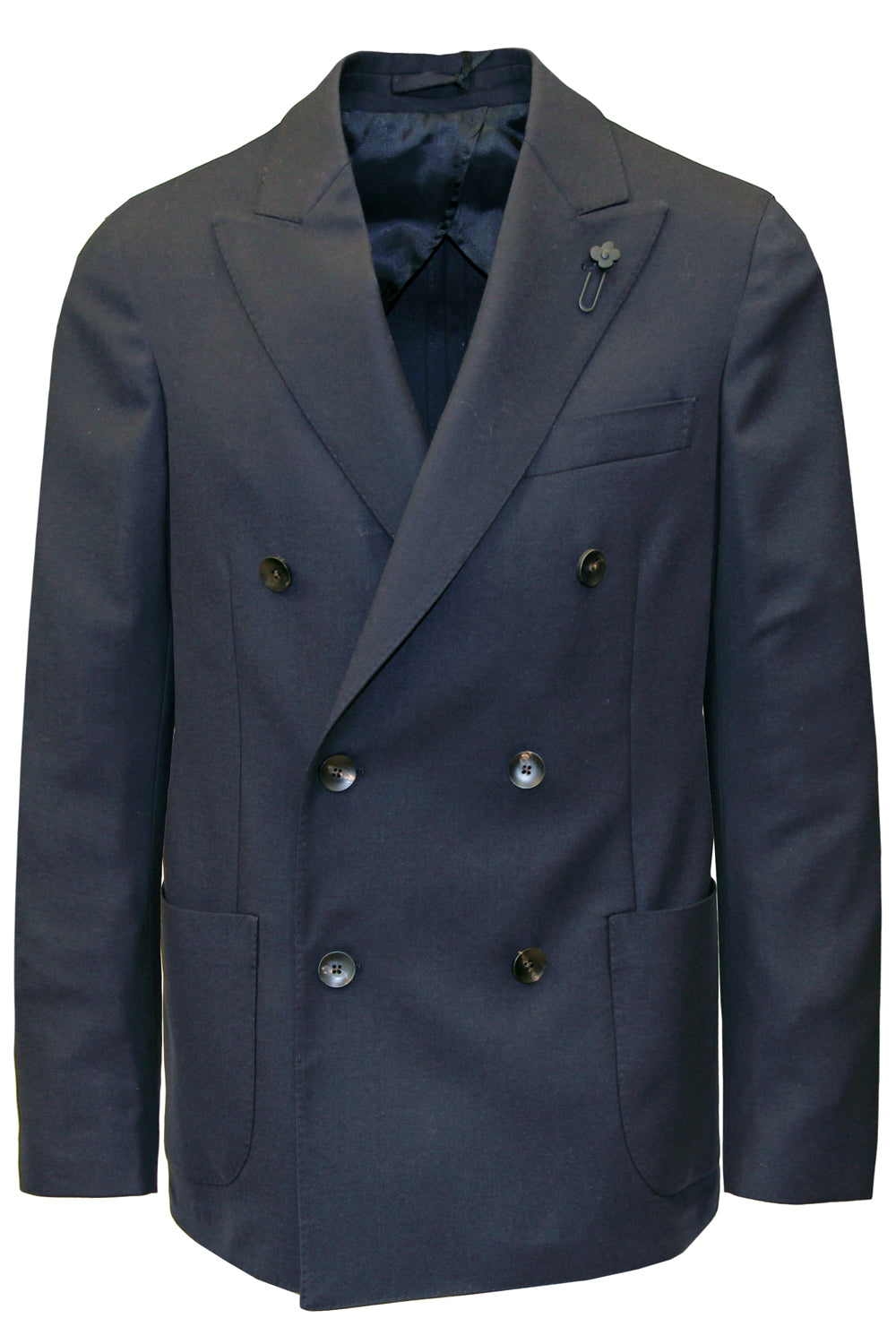 LARDINI Giacca in lana doppiopetto Uncategorized LARDINI
