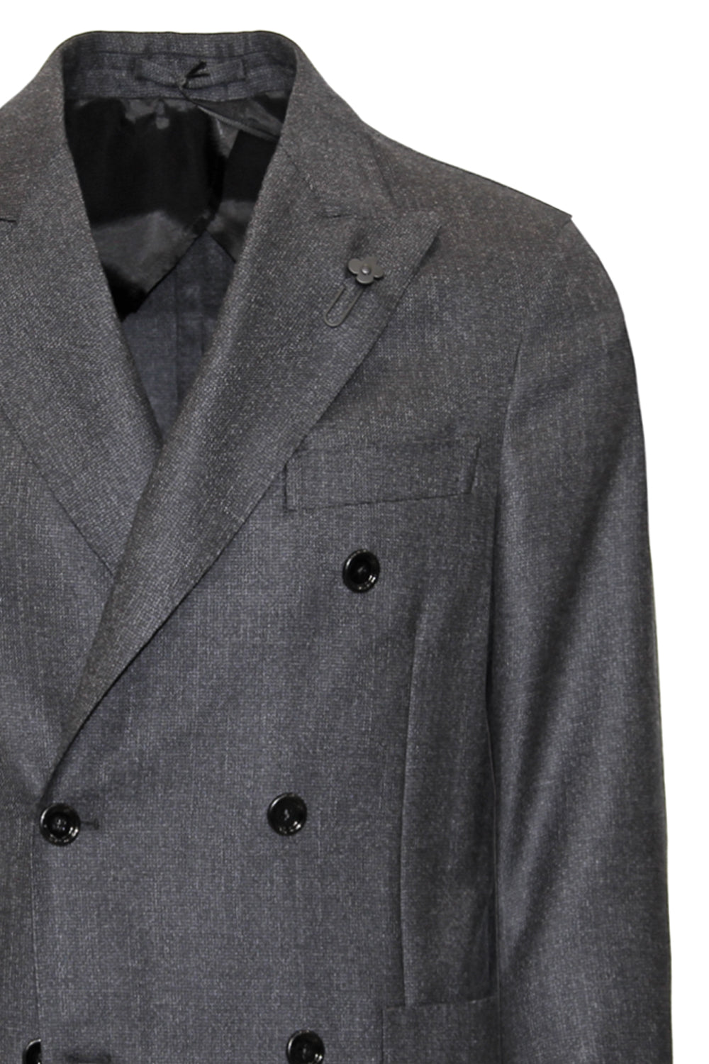 LARDINI Giacca doppiopetto in lana Coats & Jackets LARDINI