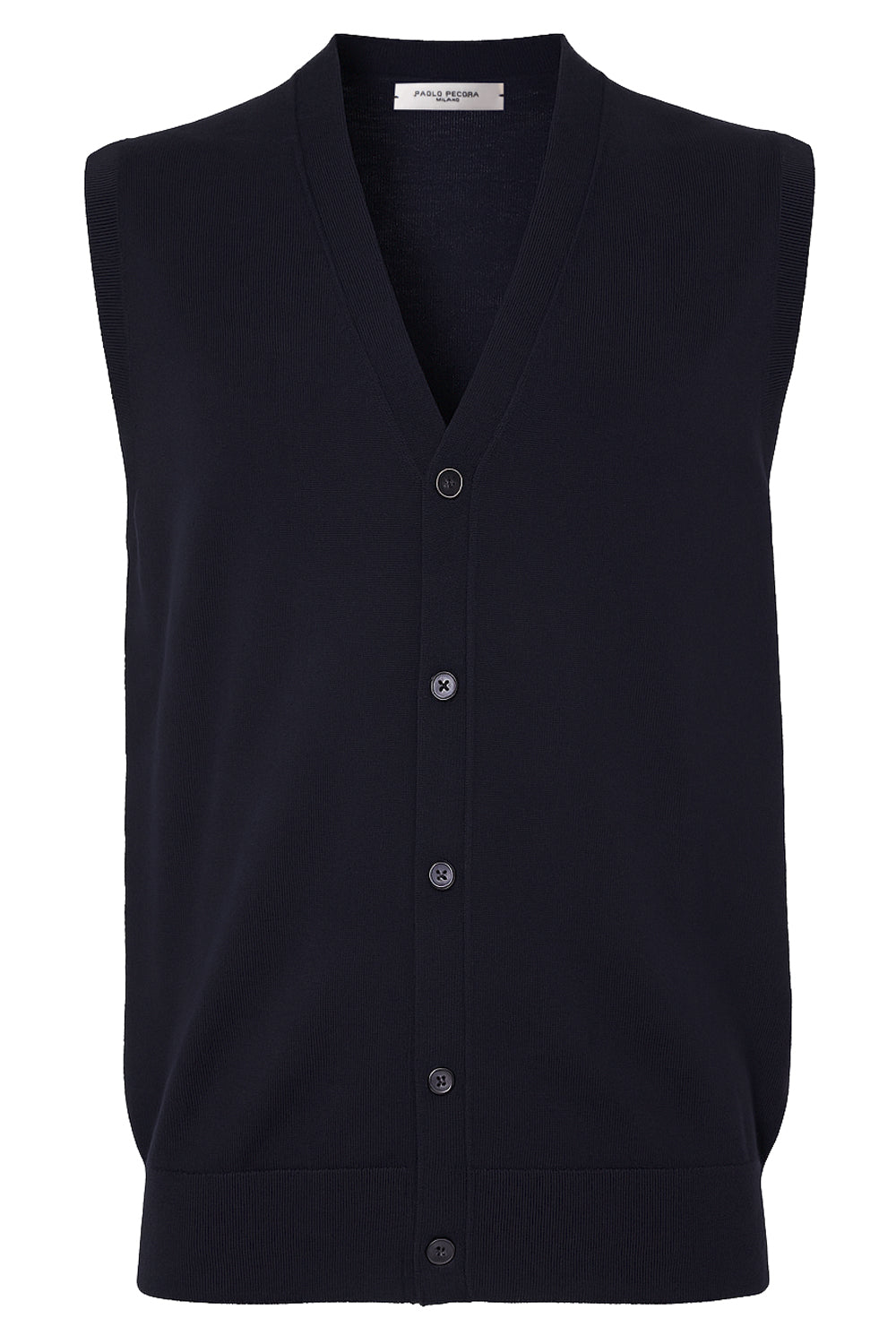 PAOLO PECORA Gilet in lana merinos