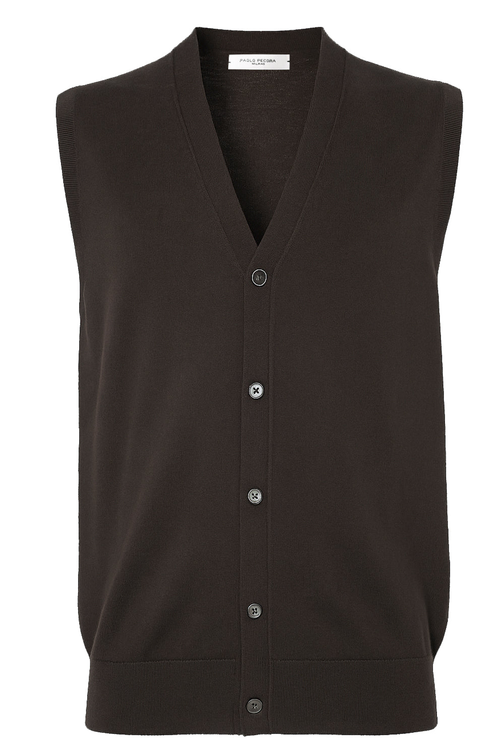 PAOLO PECORA Gilet in lana merinos