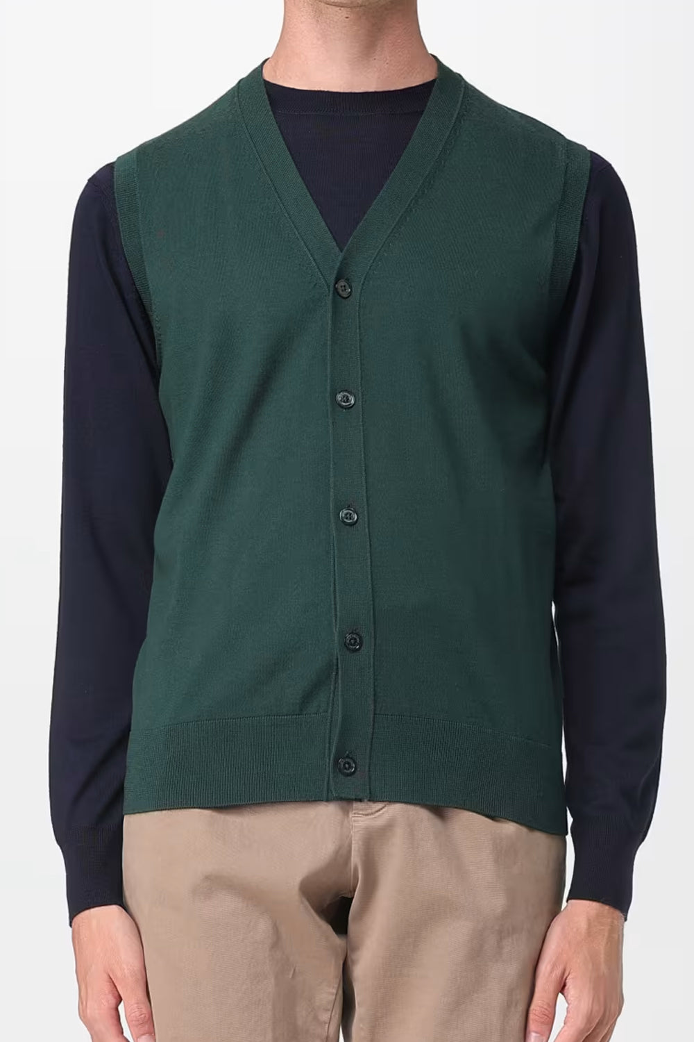 PAOLO PECORA Merino Wool Vest