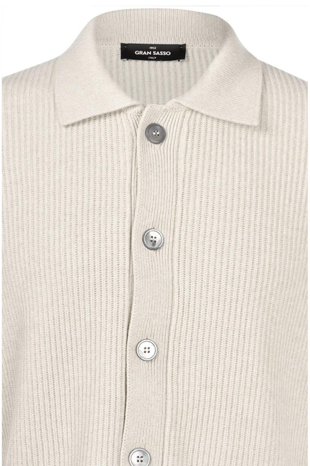 GRAN SASSO Camicia in cashmere con bottoni