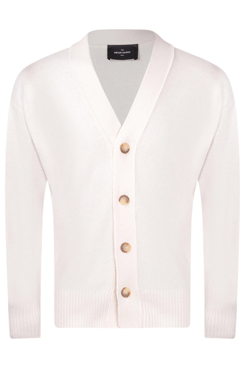 GRAN SASSO Cardigan 4 bottoni con spalla scesa