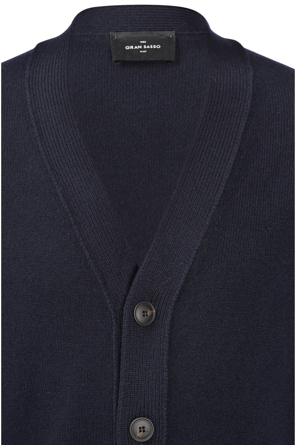 GRAN SASSO Cardigan 4 bottoni con spalla scesa