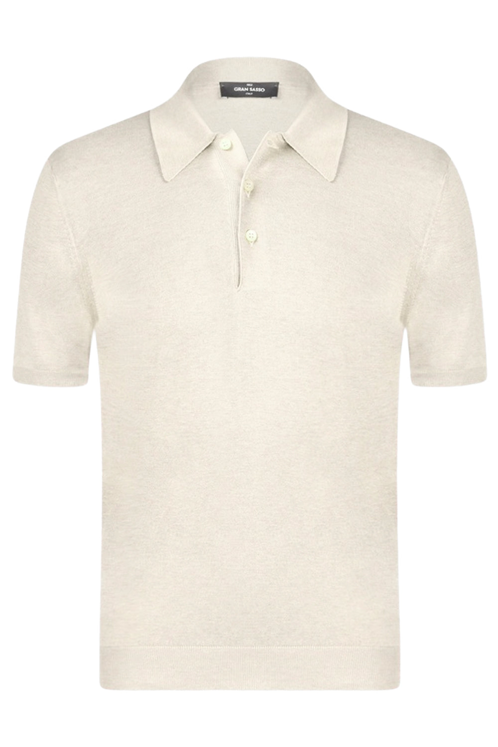 GRAN SASSO Polo Tennis in seta