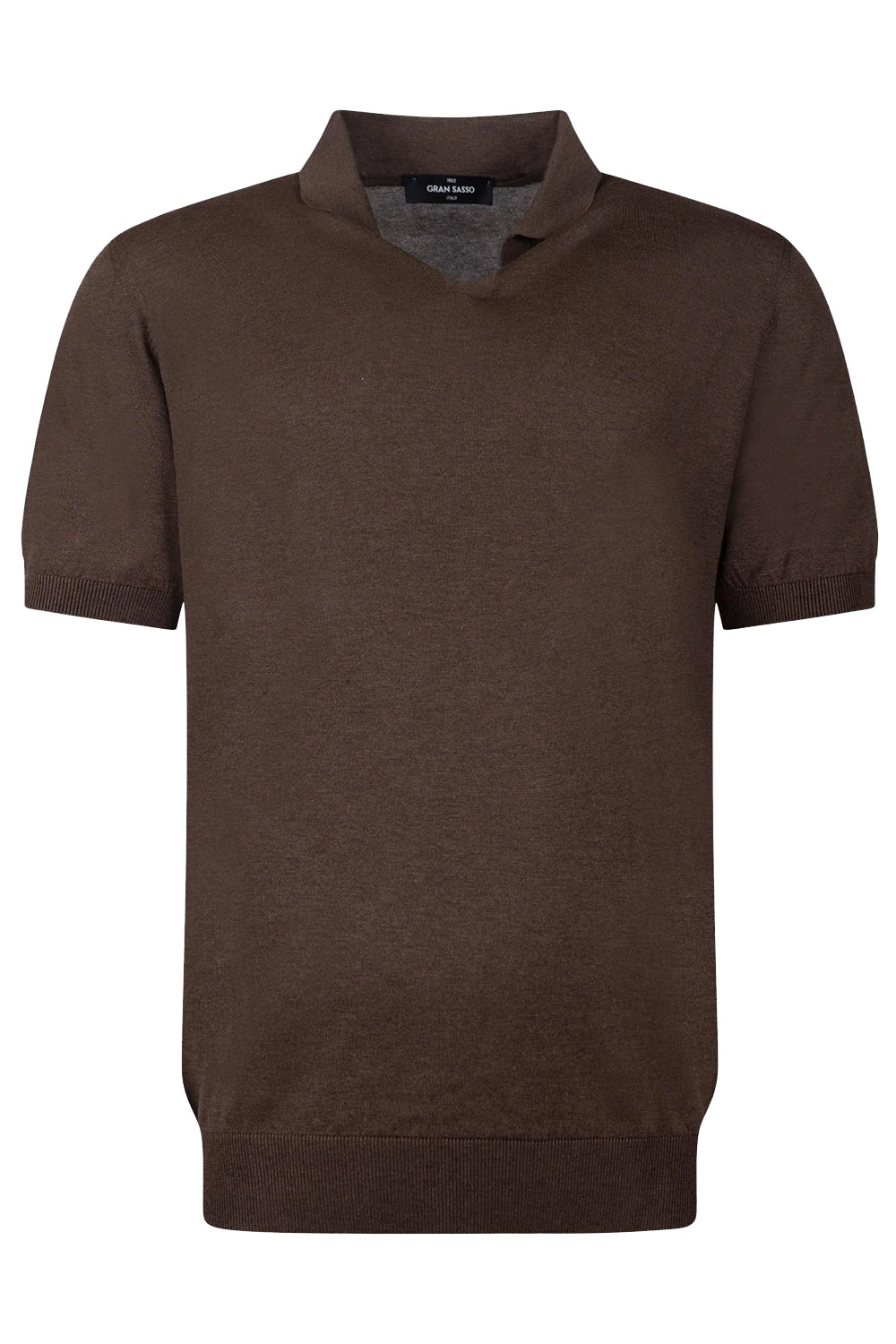 GRAN SASSO Polo Tennis in seta