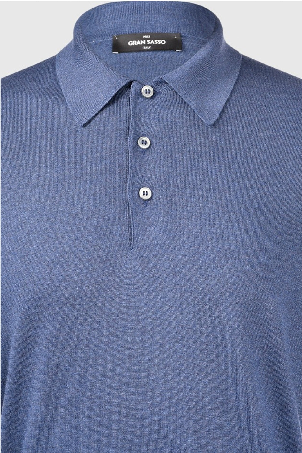 GRAN SASSO Polo Tennis in seta