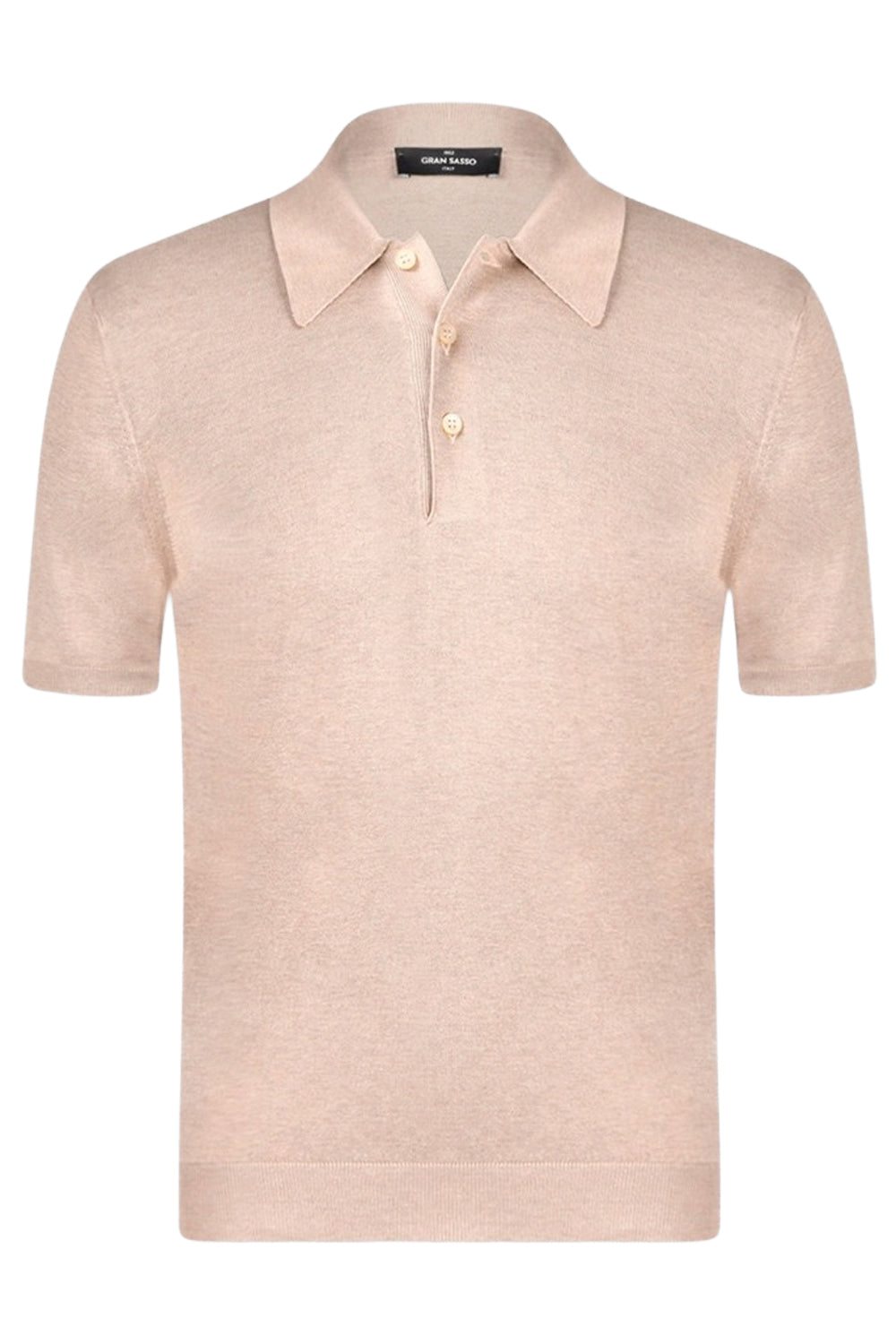 GRAN SASSO Polo Tennis in seta