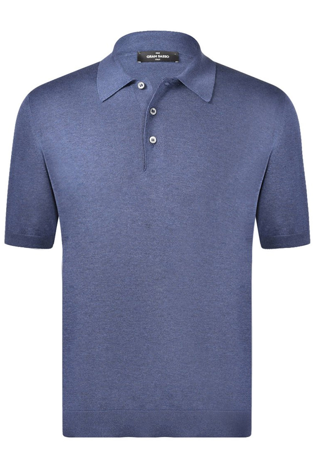 GRAN SASSO Polo Tennis in seta