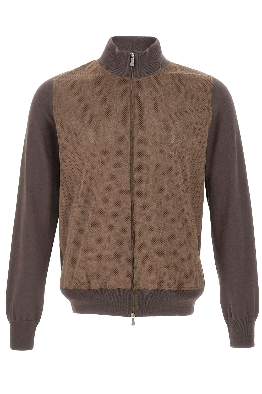 GRAN SASSO Giacca in cotone e alcantara