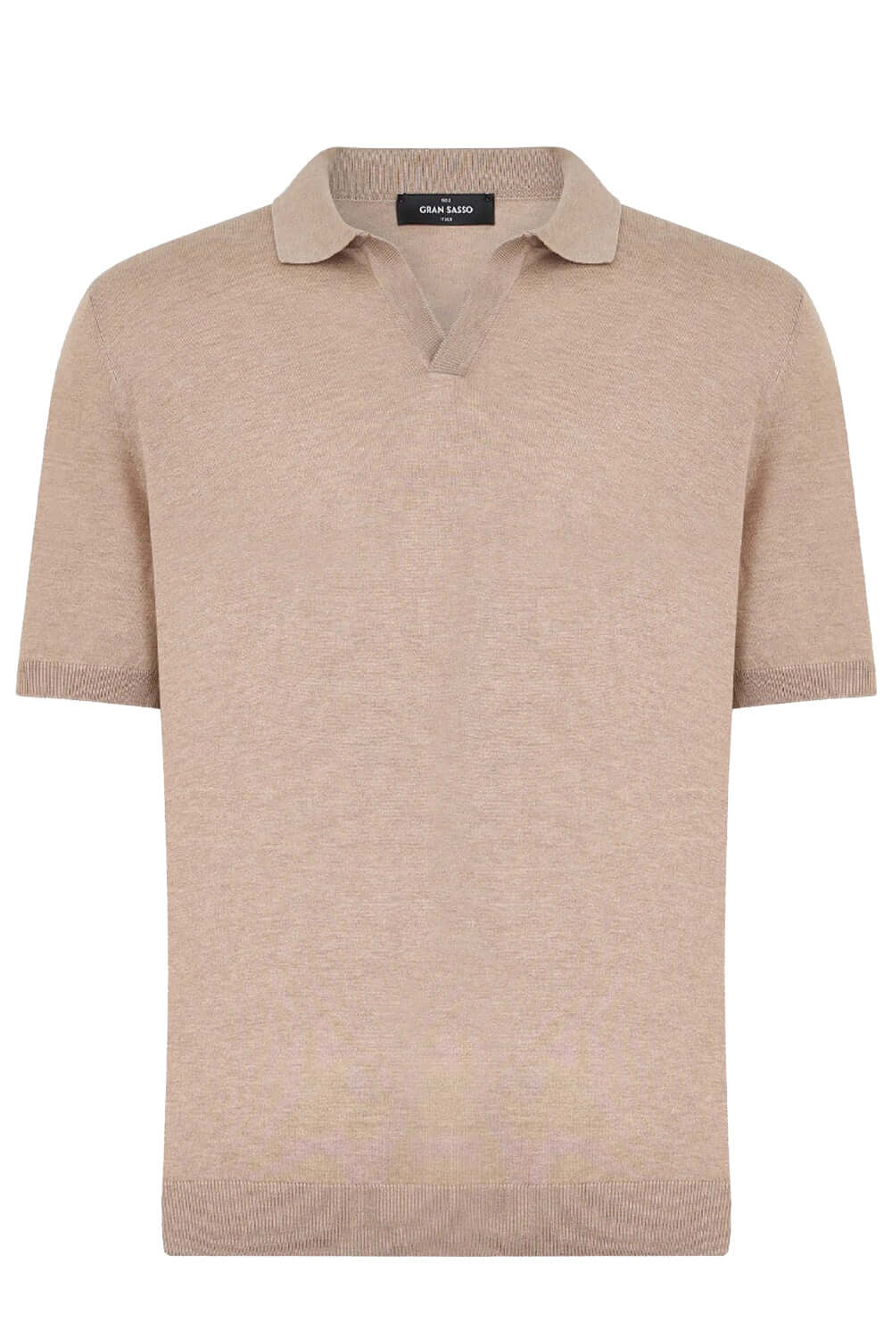 GRAN SASSO Polo Tennis in seta