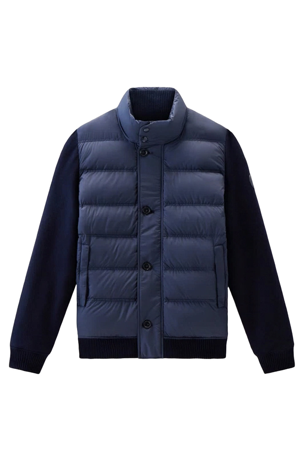 WOOLRICH Giacca ibrida in misto lana e trapuntata frontalmente WOOLRICH