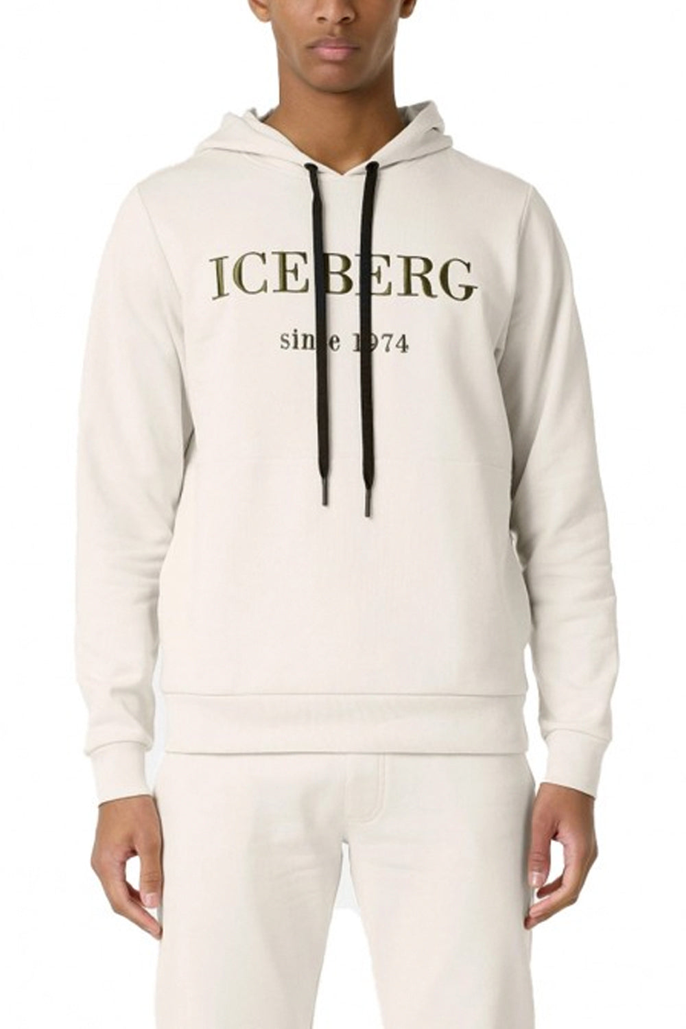 ICEBERG Felpa con cappuccio e logo