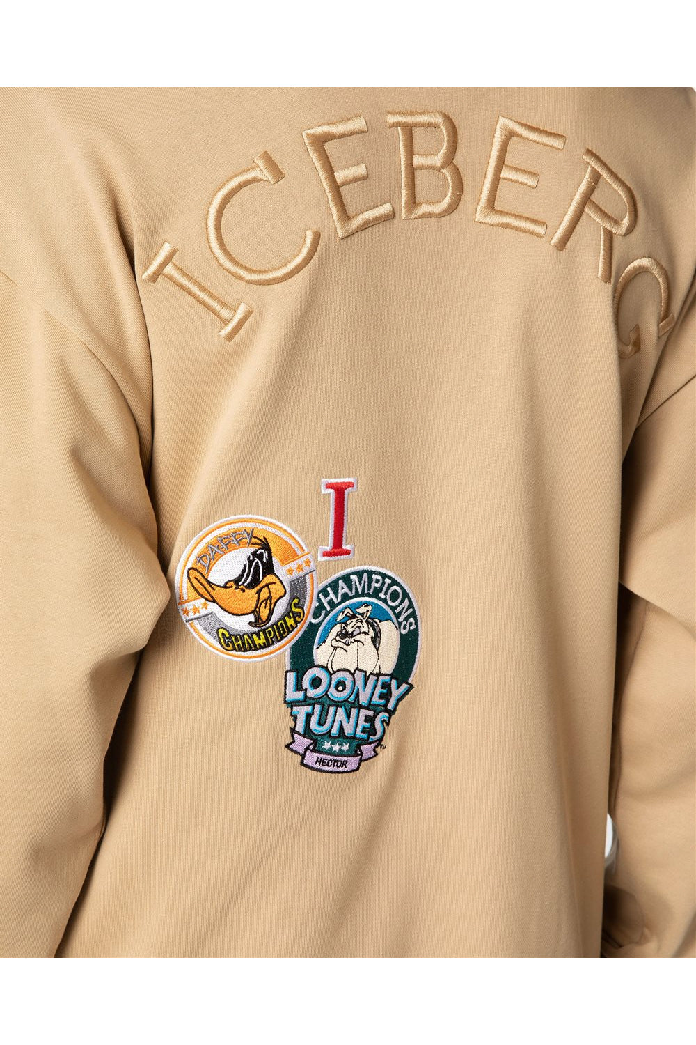 ICEBERG Felpa con cappuccio e patch cartoon ICEBERG