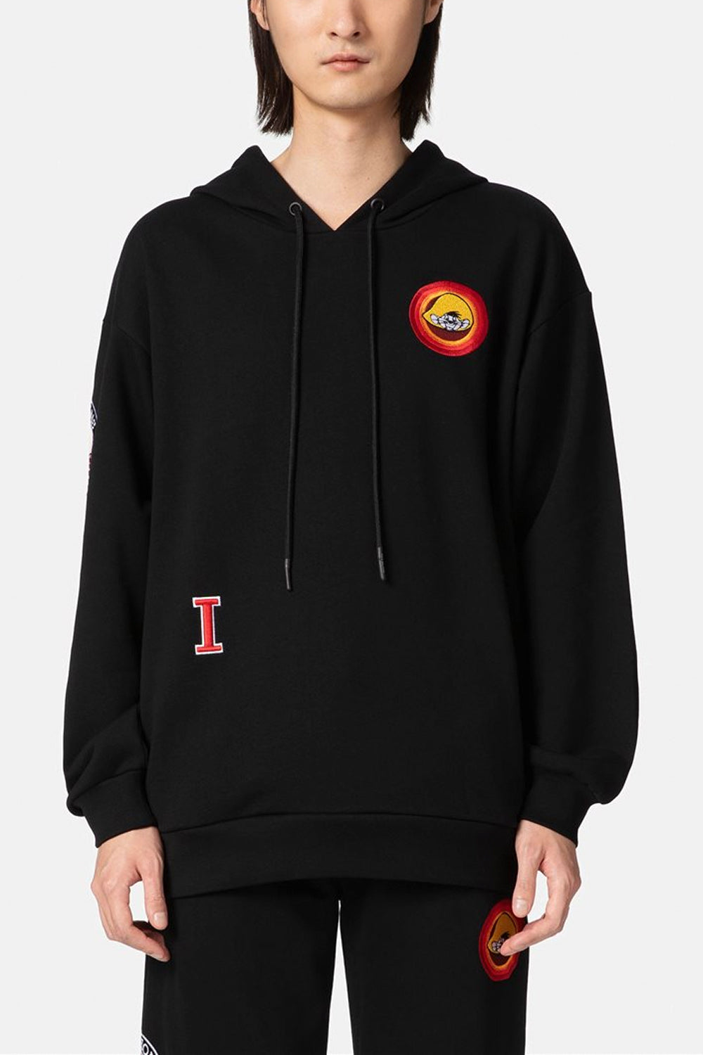 ICEBERG Felpa con cappuccio e patch cartoon ICEBERG