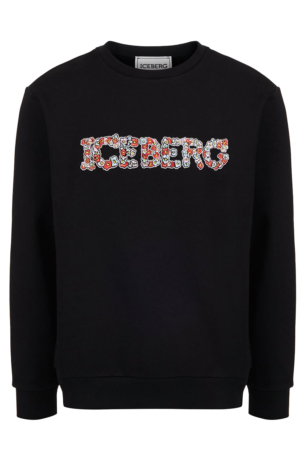 ICEBERG Felpa con logo floreale ICEBERG